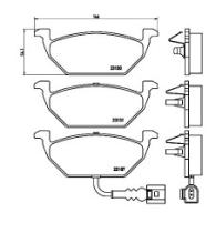 Cecauto 618282 - PASTILLA FRENO AUDI-VW