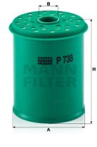 Mann P738X - [*]FILTRO COMBUSTIBLE