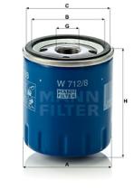 Mann W7128 - FILTRO ACEITE                [SUST]