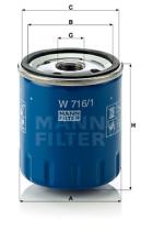 Mann W7161 - [*]FILTRO ACEITE