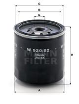 Mann W92082 - [*]FILTRO ACEITE