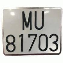 Matriculas MT-M - Matricula Moto Antigua 220x160