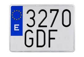 Matriculas MT-ME - Matricula  Moto Europea 220x160