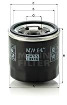 Mann MW641 - [*]FILTRO ACEITE