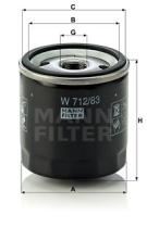 Mann W71283 - FILTRO ACEITE