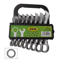 JBM 50564 - KIT 8 LLAVES COMBINADAS CORTAS