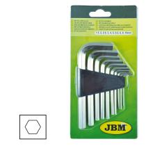 JBM 50571 - SET 10 LLAVES ALLEN