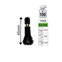 JBM 51741 - VALVULA P/LLANTAS TR413 45MM  (100)