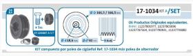 IJS 171034KITB - KIT POLEA CIGUEÑAL + ALTERNADOR  6+4