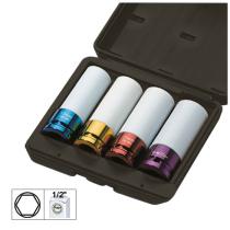 JBM 52338 - SET 4 VASOS IMPACTO 1/2"ESPECIAL EX