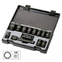 JBM 52341 - SET VASOS IMPACTO 13 PZAS.DE 1/2" H