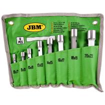 JBM 53420 - SET 8 LLAVES TUBO
