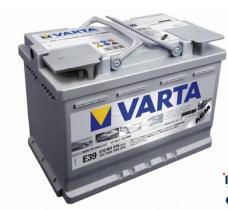 Varta E39 - Batería AGM 12V 70AH 760A +D 278X175X19