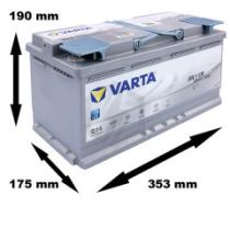 Varta G14 - Bateria AGM 12V 95AH 850A +D 353X175X19