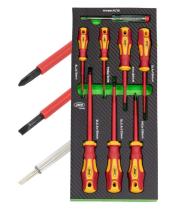 JBM 15162 - MODULO 8 DESTORNILLADORES AISLADOS VDE