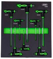 JBM 53980 - SET 8 LLAVES ALLEN EN FORMA"T"
