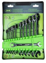 JBM 54117 - SET DE 12 LLAVES COMBINADAS CON TRINQUETE